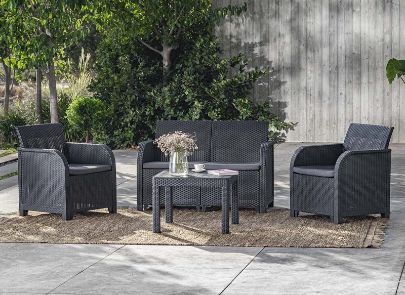 CONJUNTO DE MUEBLES DE JARDÍN KETER ROSALIE