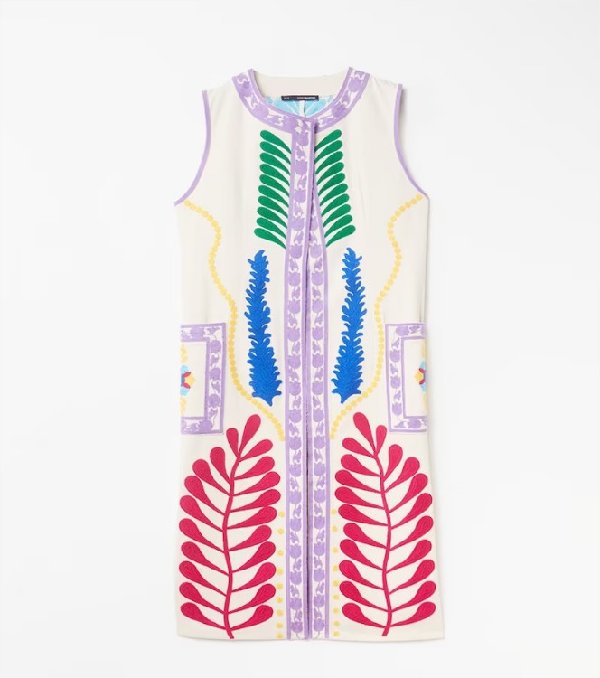 Chaleco bordado Moncloa