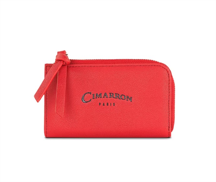 Monedero de mujer Shasta con protección RFID en color rojo el corte ingles