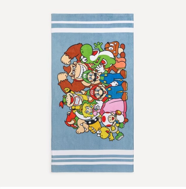 Toallas y pareos de El Corte Inglés que vuelan por su diseño y precio 4 Moncloa Toalla de playa infantil Mario Bros Nintendo el corte ingles