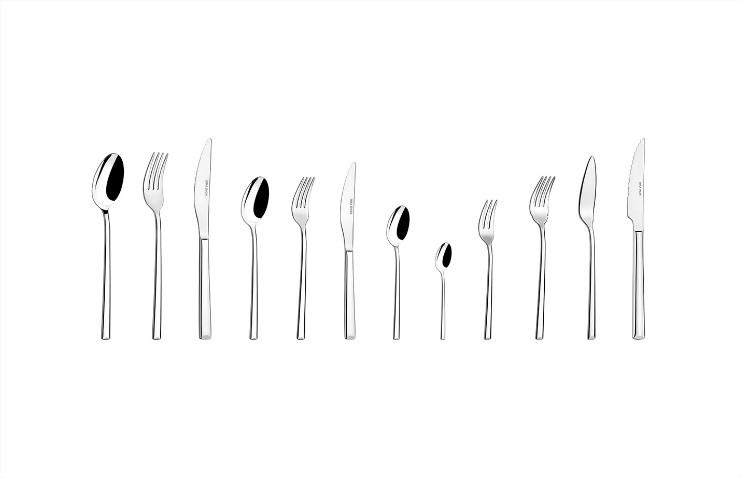 Cubertería 113 piezas acero inoxidable Verona Bra