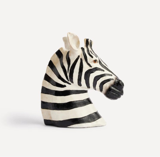 Soprende a las visitas con estos accesorios de decoración de El Corte Inglés 8 Moncloa Jarron de cebra Animal El Corte Ingles Moncloa