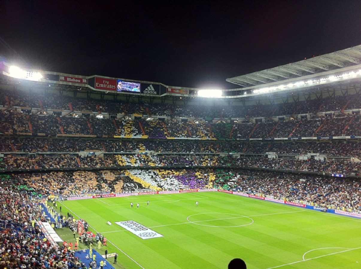 Real Madrid El Santiago Bernábeu antes de la reforma.