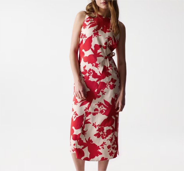 El Corte Inglés: 8 vestidos de colores vivos con los que irás perfecta a tus eventos de verano 3 Moncloa Vestido con estampado floral sin mangas el corte ingles