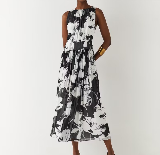 El Corte Inglés: 8 vestidos de colores vivos con los que irás perfecta a tus eventos de verano 2 Moncloa Vestido sin mangas fruncido en delantero estampado floral el corte ingles