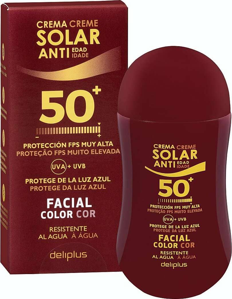 crema solar antiedad color
