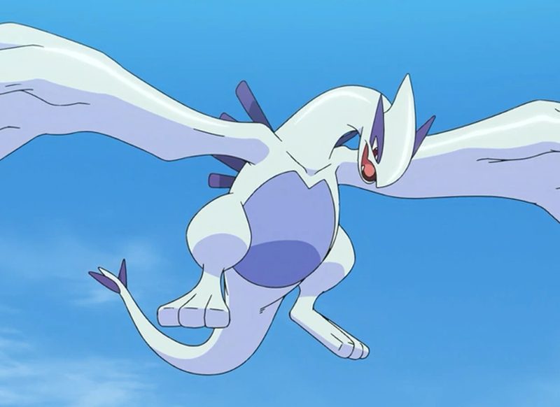 LUGIA, AUPADO A LA POPULARIDAD POR EL JUEGO POKÉMON PLATA