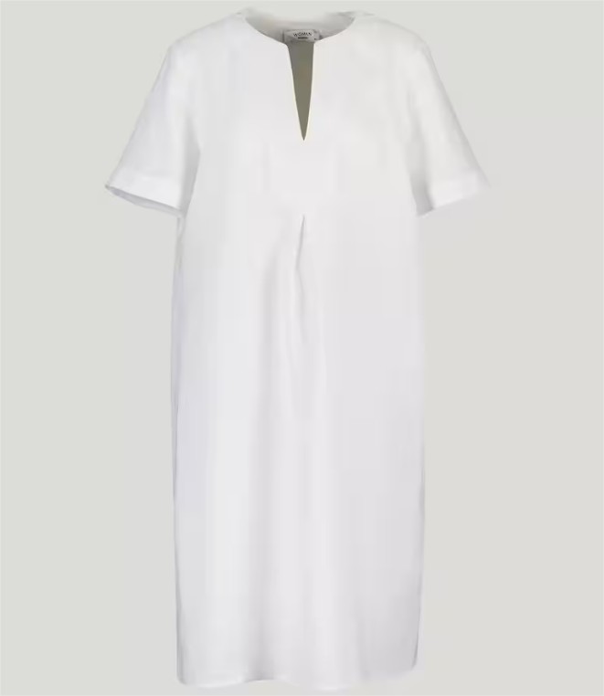 Así es la colección de lino de El Corte Inglés: la moda del momento, elegante, fresquita y cómoda 1 Moncloa Vestido lino de manga corta el corte ingles