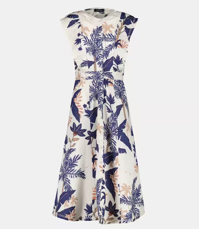 Así es la colección de lino de El Corte Inglés: la moda del momento, elegante, fresquita y cómoda 5 Moncloa Vestido midi con lino sin mangas Moncloa