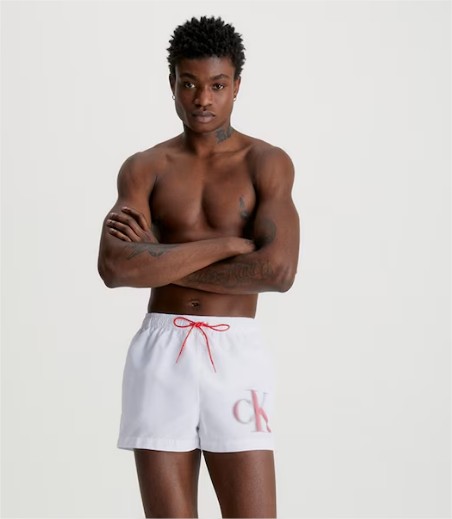 bañador con logotipo calvin klein