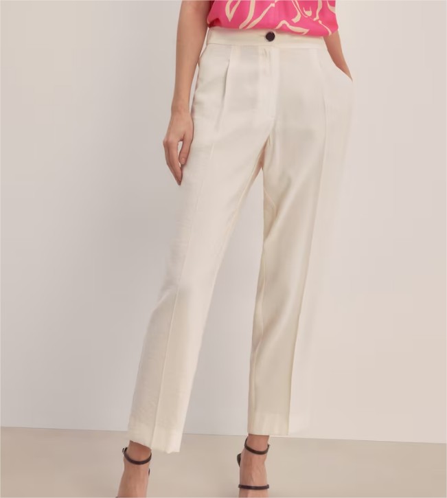 pantalon ancho lino woman limited el corte ingles