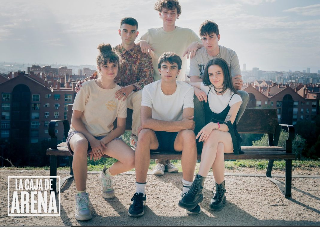 rodaje la caja de arena