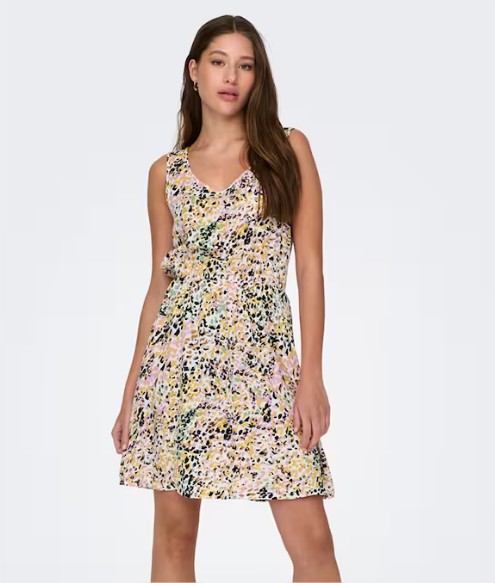 vestido corto con vuelo jdy