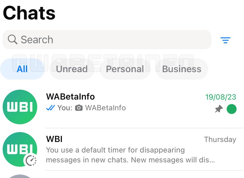 BOTONES RENOVADOS Y FILTROS DE CHATS