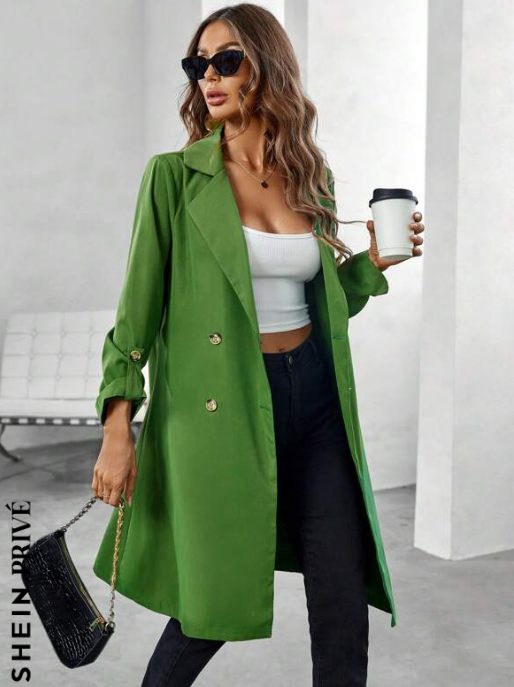 gabardina verde