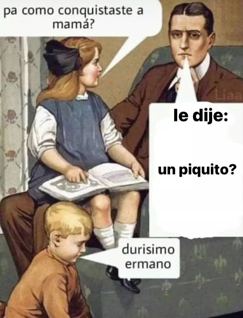 meme beso