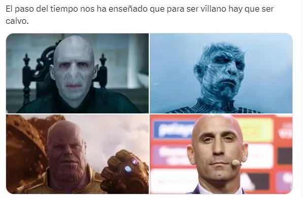 meme villanos rubiales
