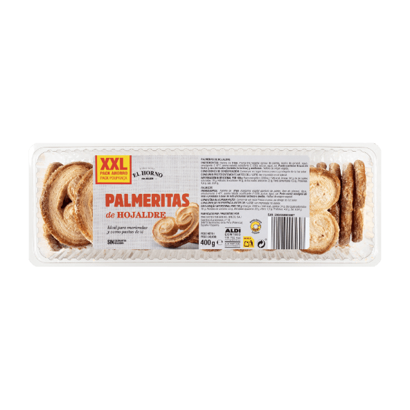 palmeritas hojaldre aldi