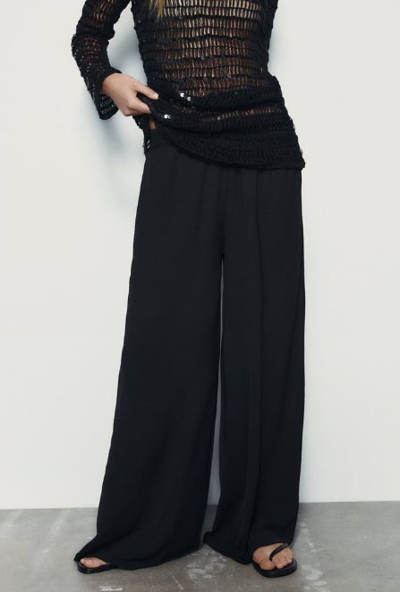 pantalon palazzo fluido