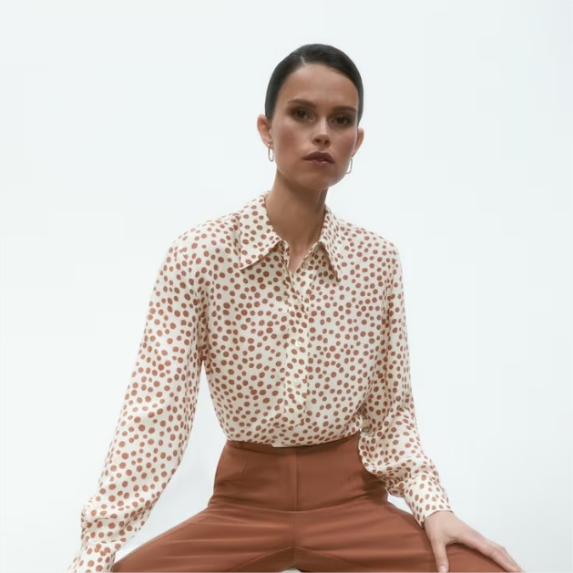 Blusas de El Corte Inglés perfectas para cualquier ocasión 7 Moncloa Blusa Estampada con Hombros Descubiertos