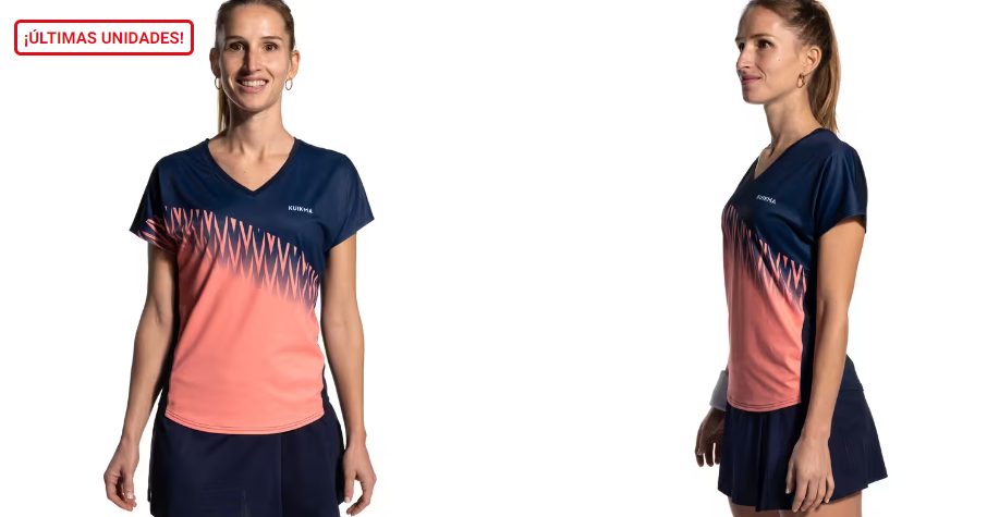 camiseta manga corta decathlon