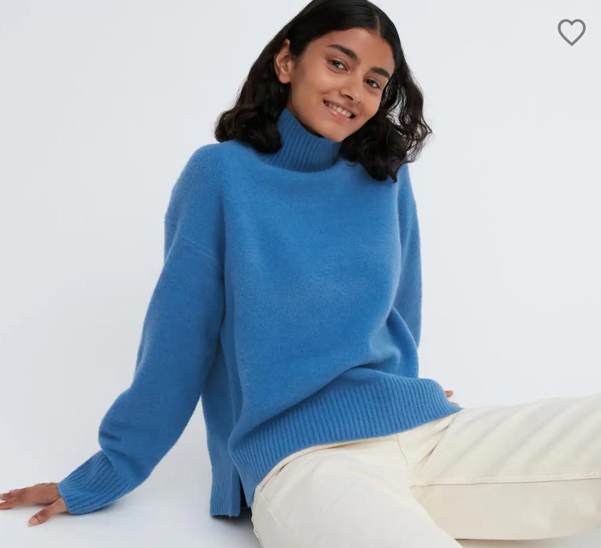 jersey cuello alto uniqlo