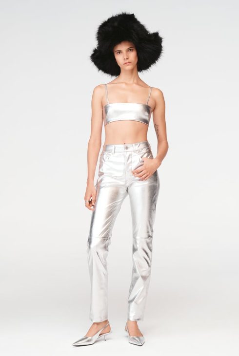 pantalon metalizado