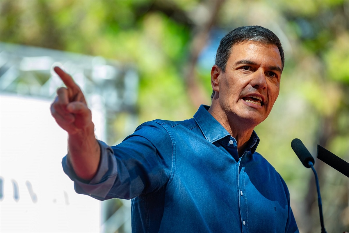 Pedro Sánchez participa en la Festa de la Rosa del PSC en Gavà (Barcelona)