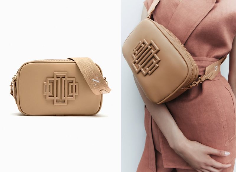 BOLSO BANDOLERA PIEZA METÁLICA DE ZARA
