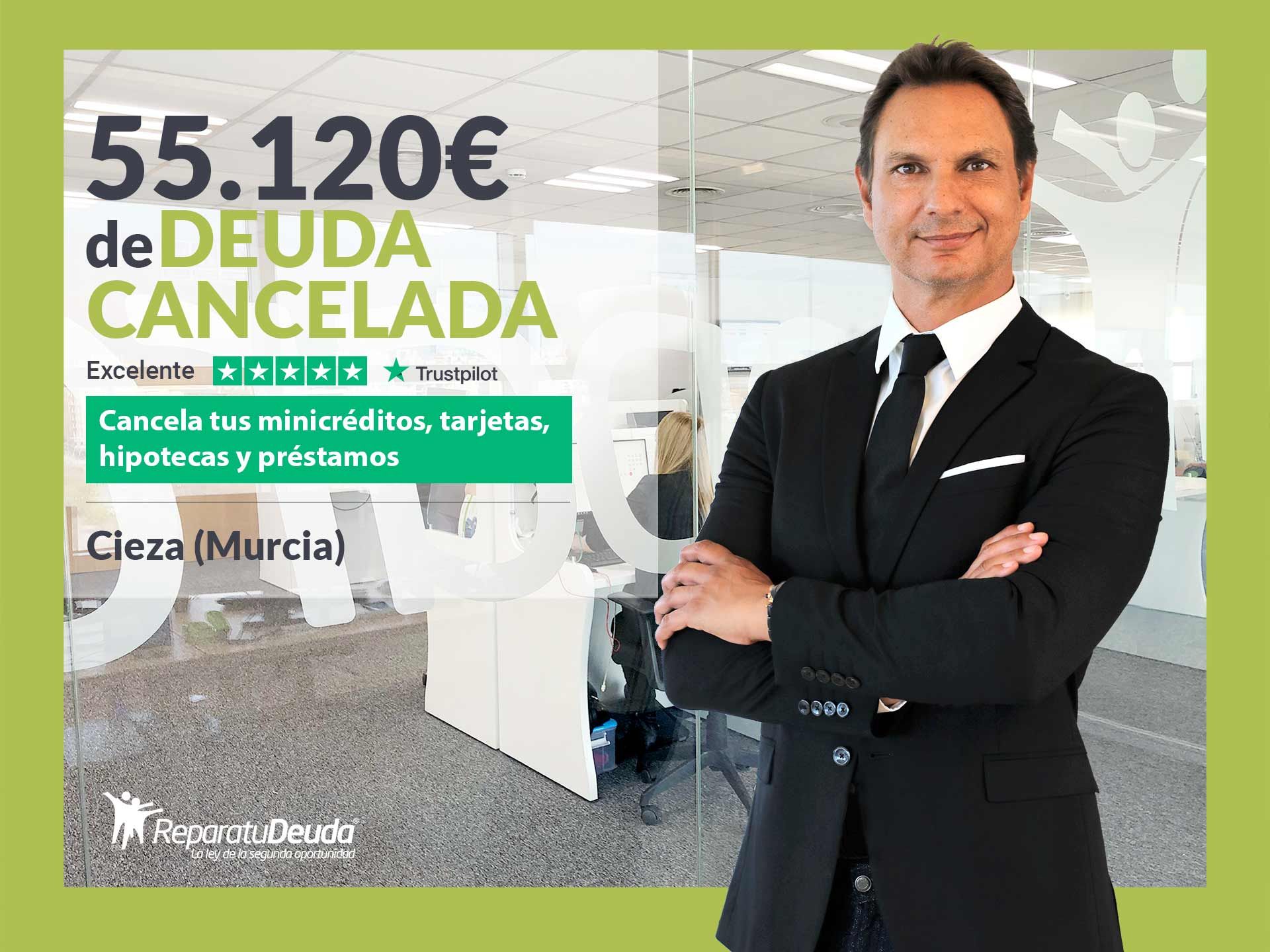 Repara tu Deuda Abogados cancela 55.120€ en Cieza (Murcia) con la Ley de Segunda Oportunidad 1 Moncloa Repara tu Deuda Abogados cancela 55.120? en Cieza (Murcia) con la Ley de Segunda Oportunidad
