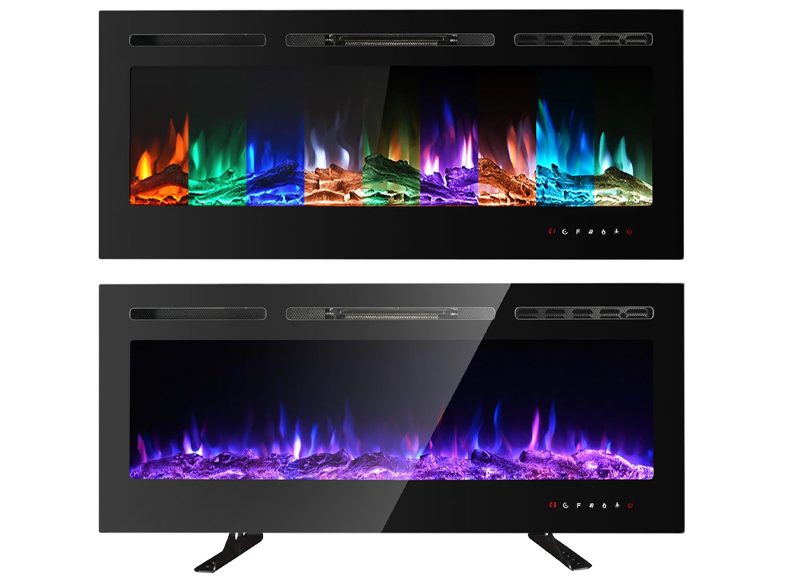 CHIMENEA ELÉCTRICA CON PANTALLA TÁCTIL
