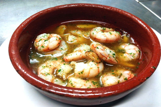 gambas al ajillo 1 Moncloa