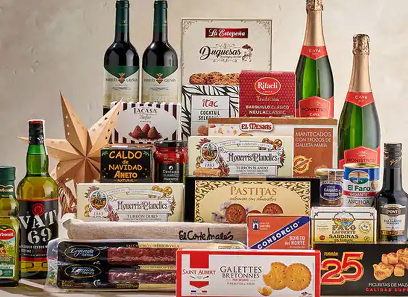 CESTA DE MIMBRE 1 LEYENDA IBÉRICA DE EL CORTE INGLÉS