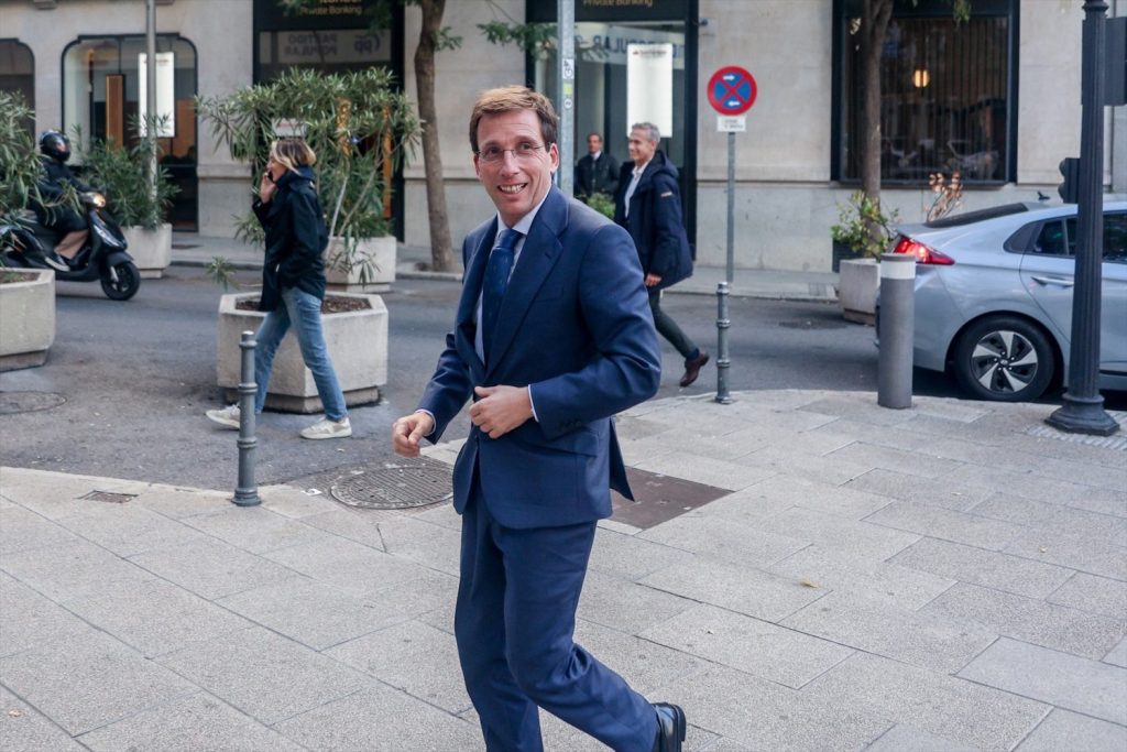 EuropaPress 5558465 alcalde madrid jose luis martinez almeida llegada comite alcaldes pp madrid Moncloa