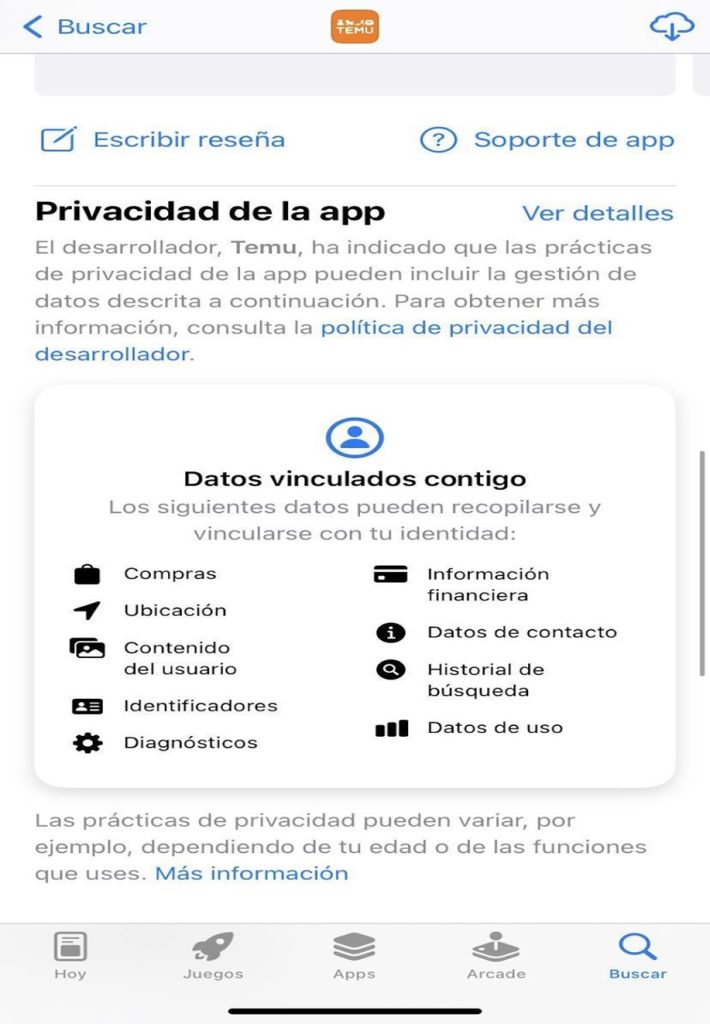Conociendo la gestión de datos de Temu, la aplicación de compras más popular del mundo 1 Moncloa Foto Pantallazo Articulo Ali Raza 1 Moncloa