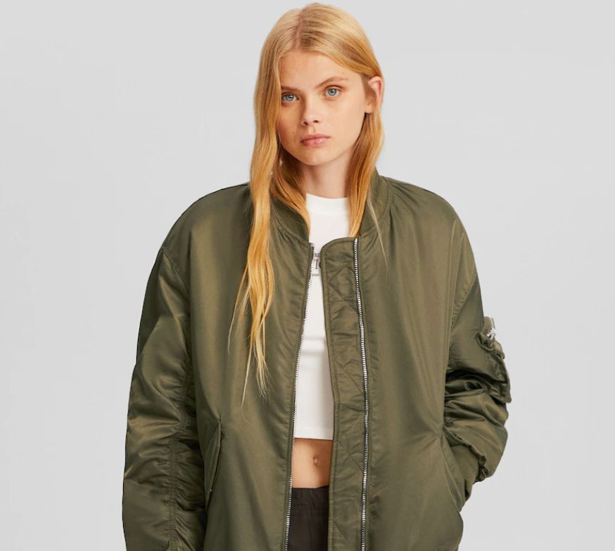 cazadora bomber acolchada
