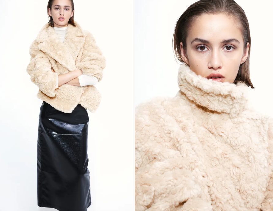 chaqueta borreguito H&M