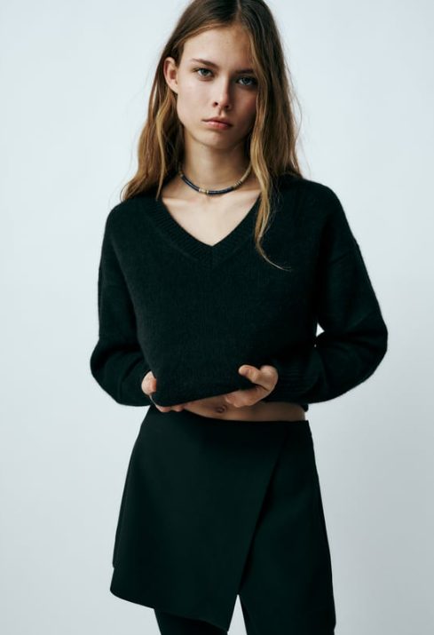 jersey cashmere basico zara