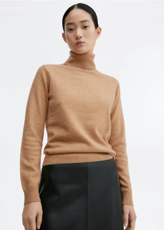 jersey cuello vuelto mango