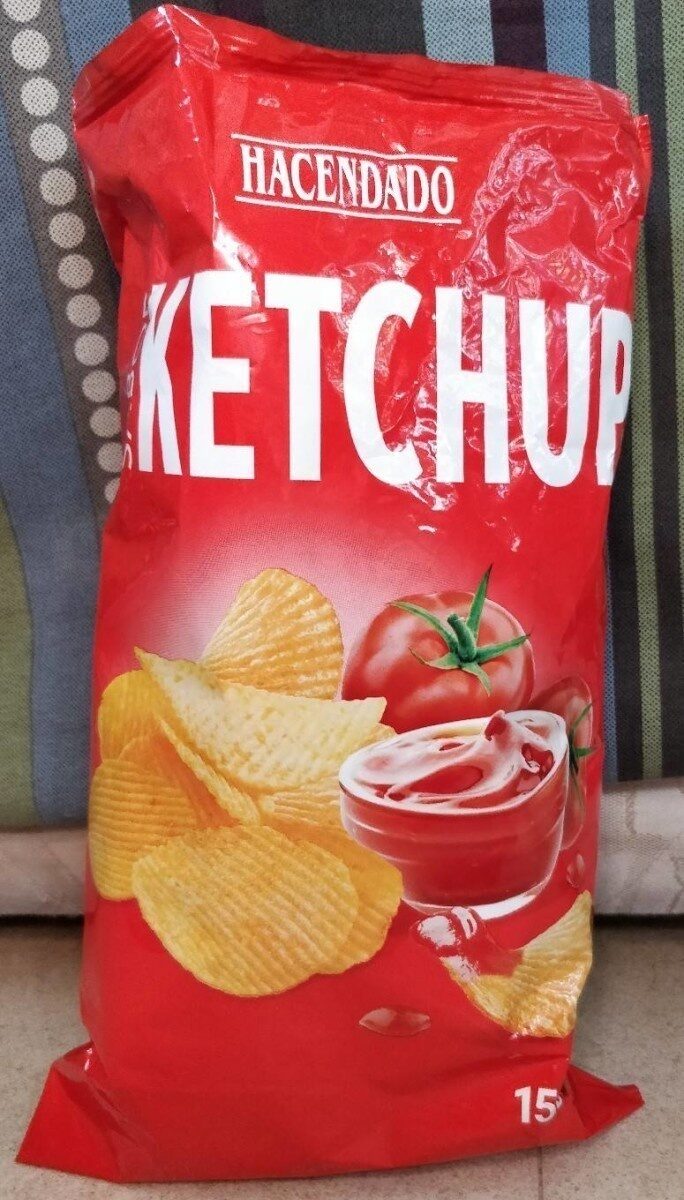 patatas fritas sabor ketchup hacendado
