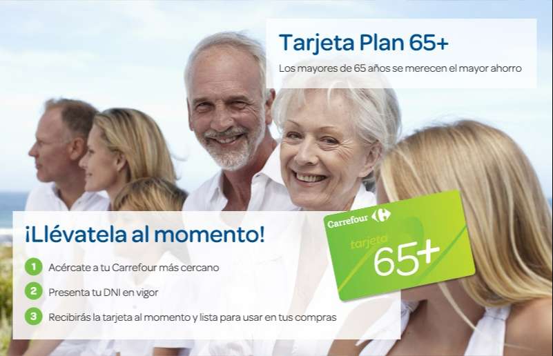 solicitar tarjeta 65+ carrefour
