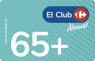 tarjeta 65+ carrefour