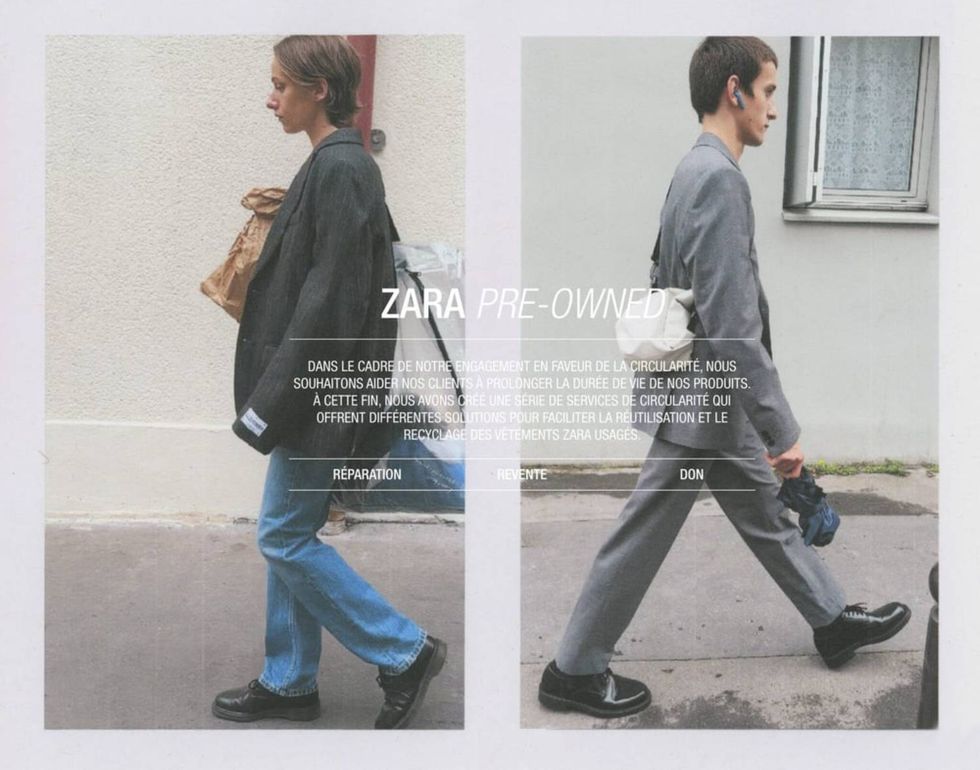 zara pre owned compite con shein