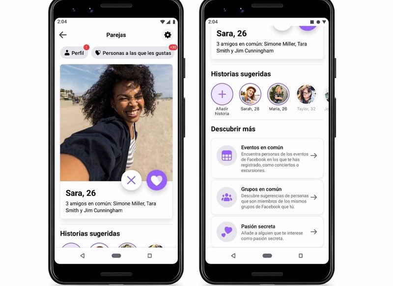 DESAPARICIÓN DEL ICONO DE LA SECCIÓN PAREJAS
