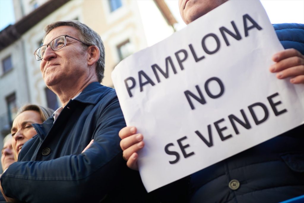 Feijóo arremete contra la primera factura de Sánchez con Bildu por Pamplona 1 Moncloa Feijóo afirma que la moción de censura en Pamplona es la última mentira de Sánchez
