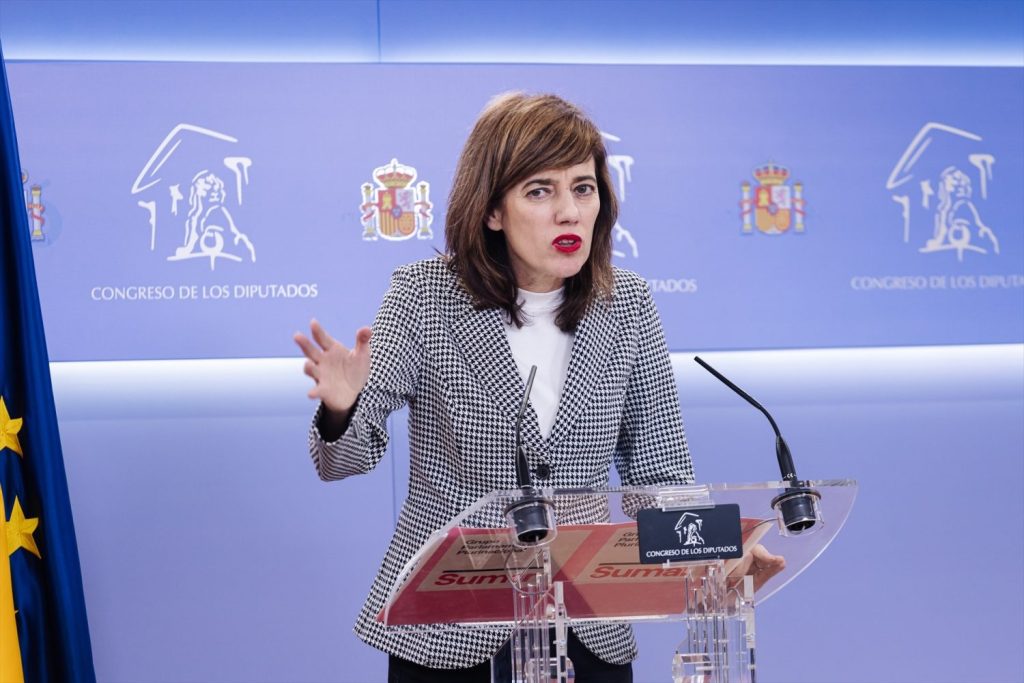 Marta Lois (Sumar) estudia eliminar la casilla de la Iglesia de la declaración | Foto: Europa Press