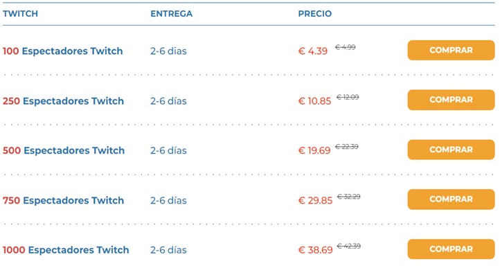 Cómo conseguir espectadores en Twitch 4 Moncloa Liketron