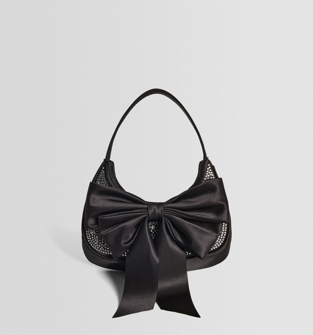 bolso strass lazo