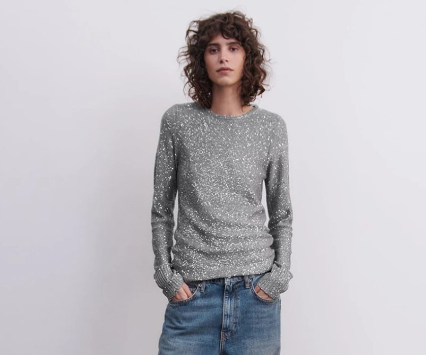 jersey lentejuelas zara