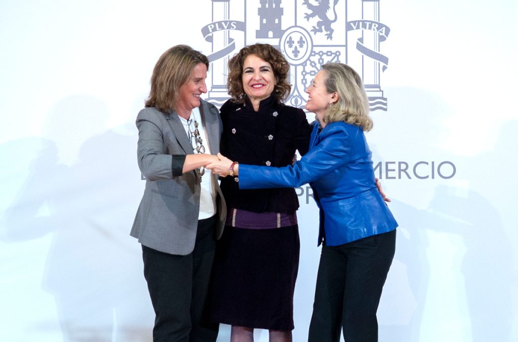 El rencor de Yolanda Díaz tras la salida de Calviño: «Habrá batalla contra Montero» 2 Moncloa Ribera, Montero y Calviño, el núcleo duro del PSOE en la fiesta de despedida de la ministra de Economía